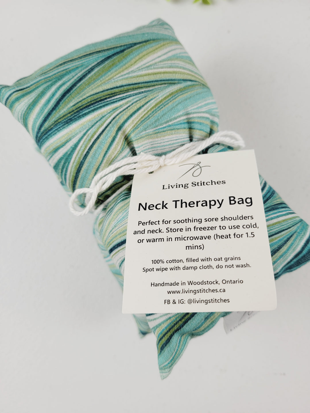 Living Stitches, Hot Cold Neck Therapy Bags