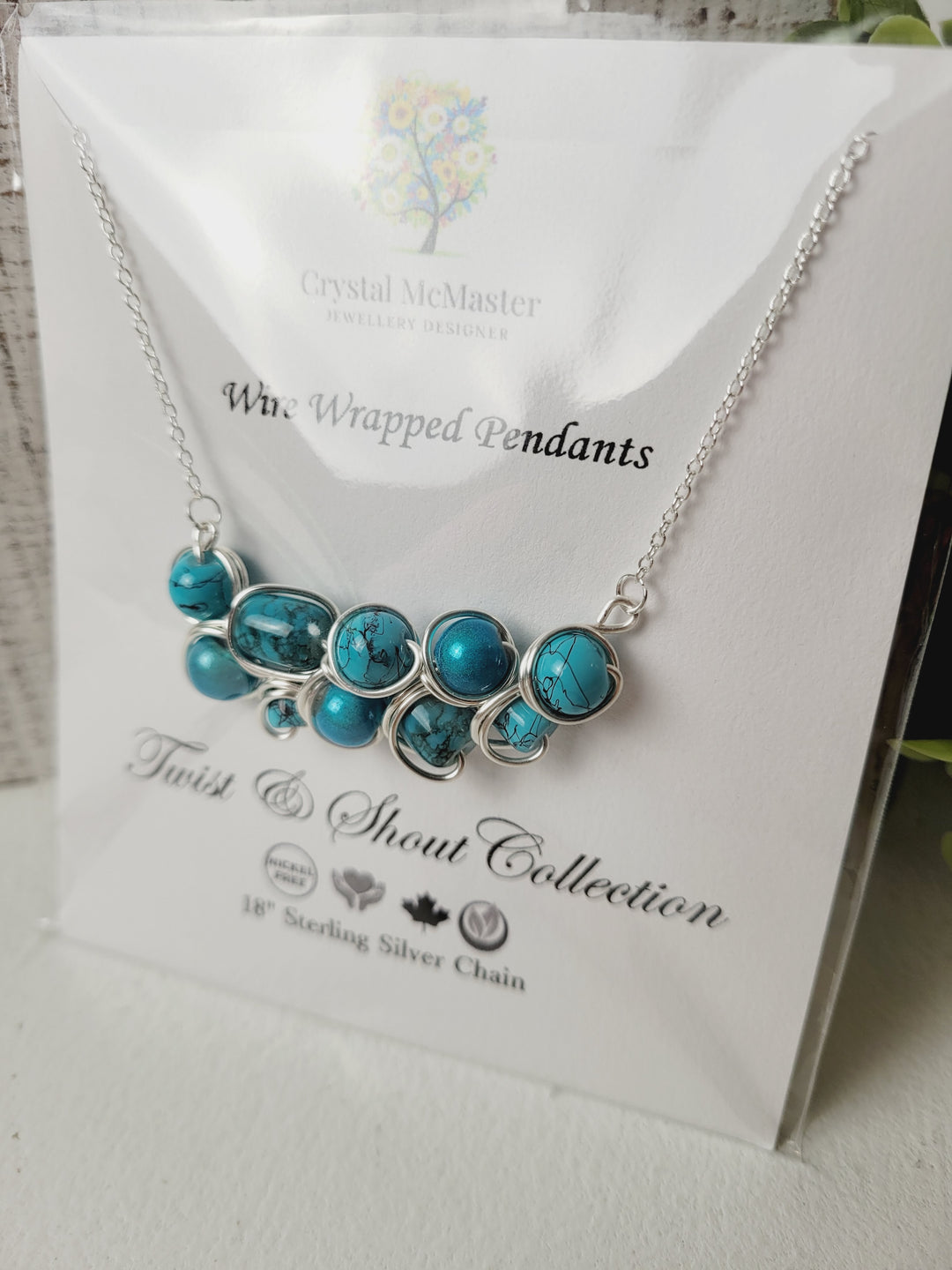 Crystal McMaster Jewellery, Sterling Silver Necklaces- Twist & Shout Collection