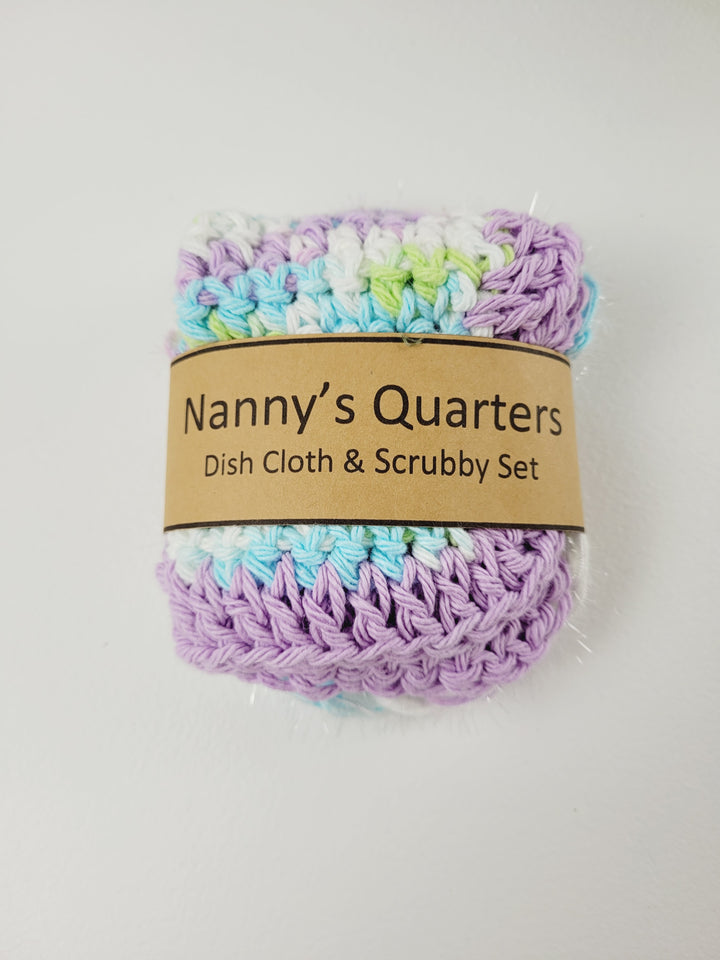 Nanny's Quarters, Dish Cloth & Scrubby Sets