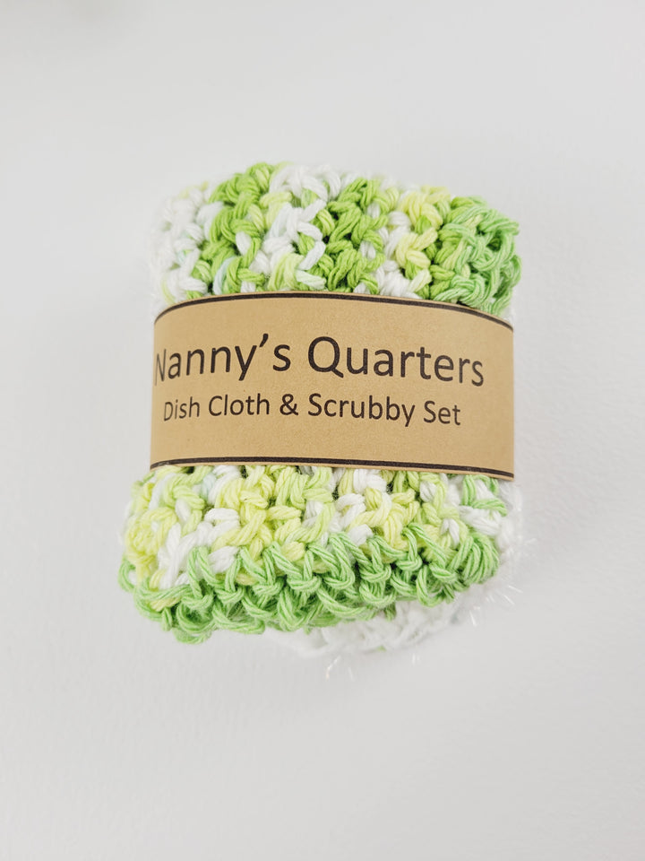 Nanny's Quarters, Dish Cloth & Scrubby Sets