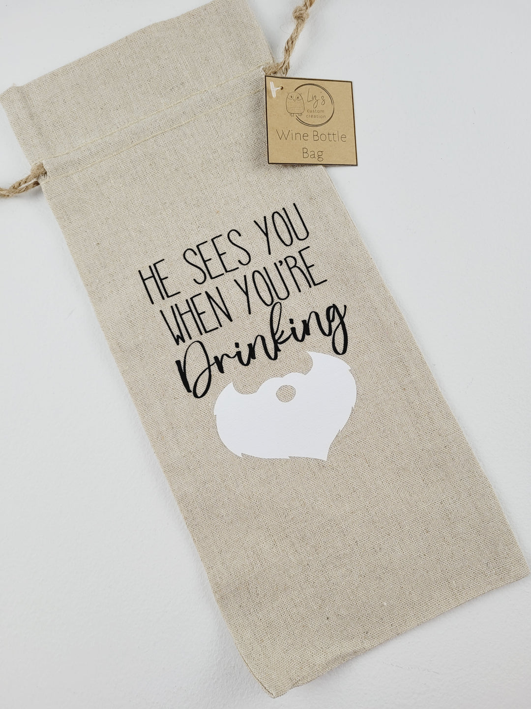 Liz's Custom Creation, Holiday Themed Wine Gift Bags