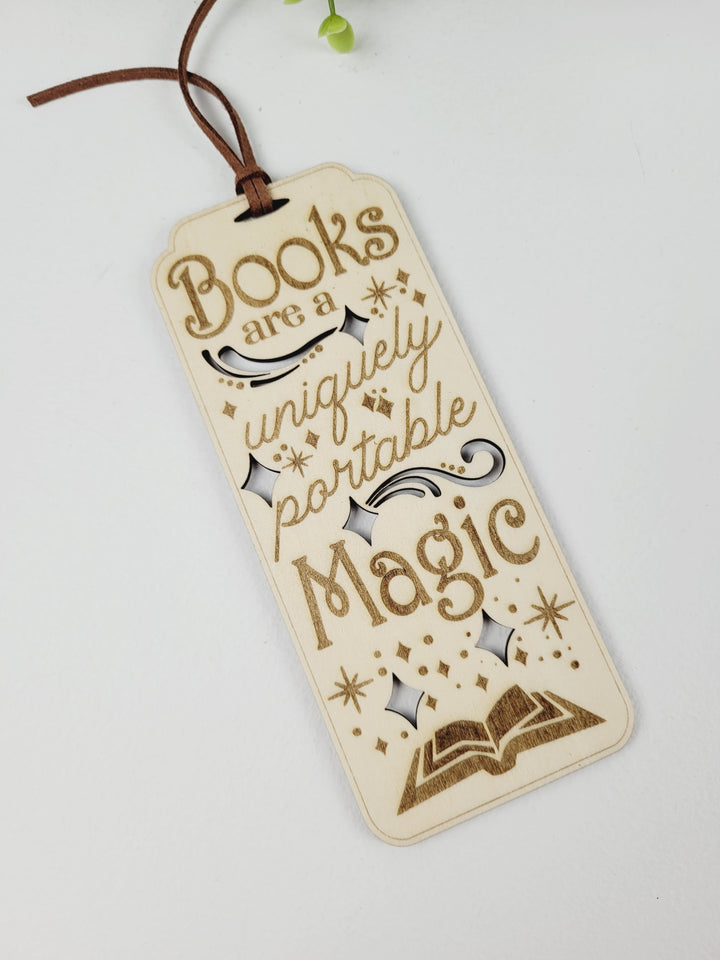 The Crafty Nerd, Wooden  Bookmarks