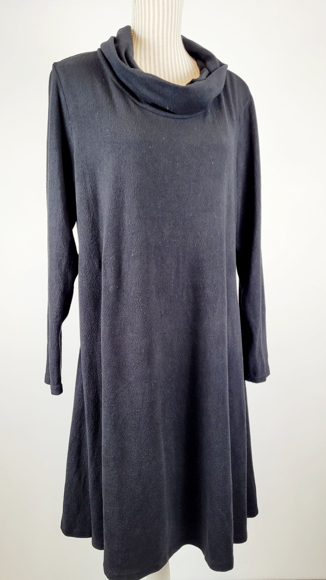 STYLE & CO BLACK STRETCH SOFT DRESS LADIES LARGE PRE-LOVED