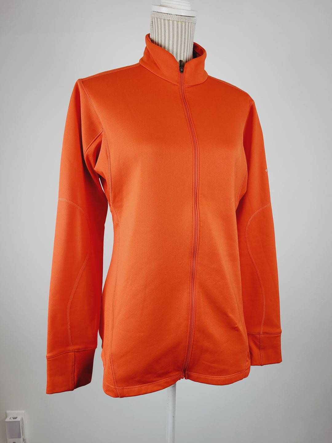COLUMBIA ORANGE OMNI-WICK ZIP SWEATER LADIES LARGE PRE-LOVED