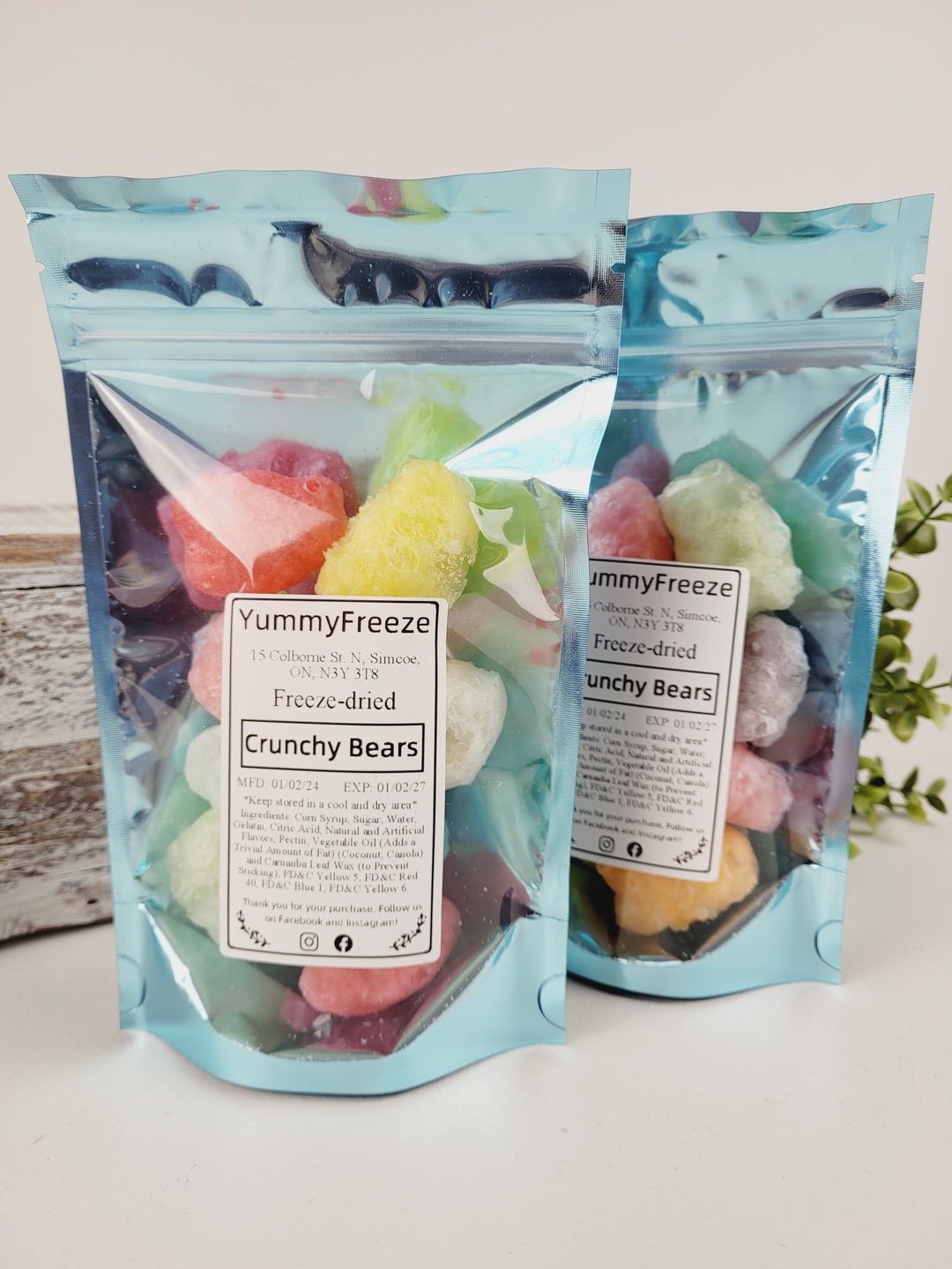 Yummy Freeze, Freeze Dried Candies