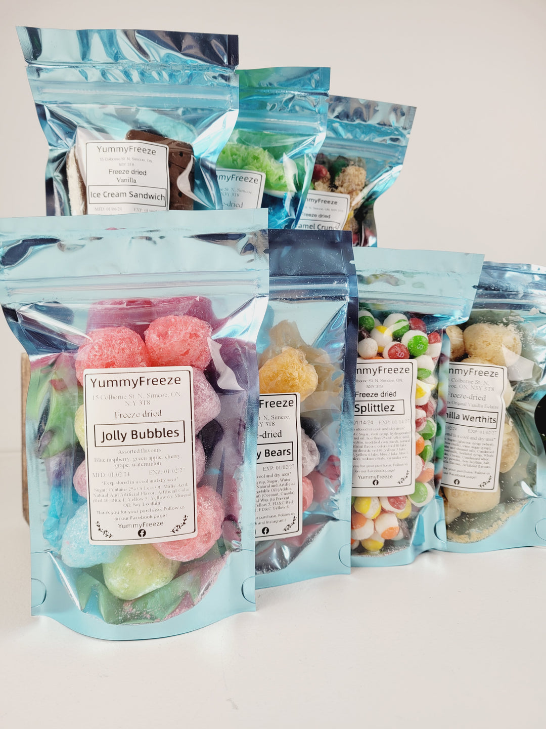 Yummy Freeze, Freeze Dried Candies