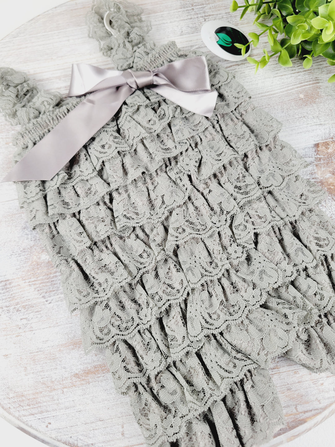 AM Designs, Baby & Child Lace Ruffle Rompers
