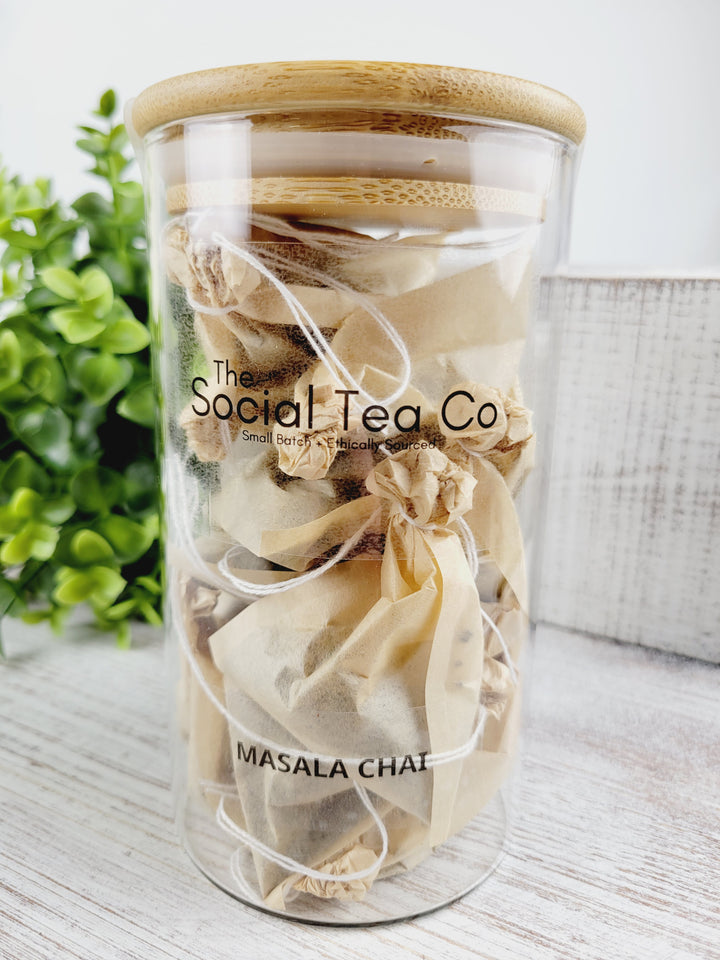 The Social Tea Co., Jarred Tea in Steeping Bags