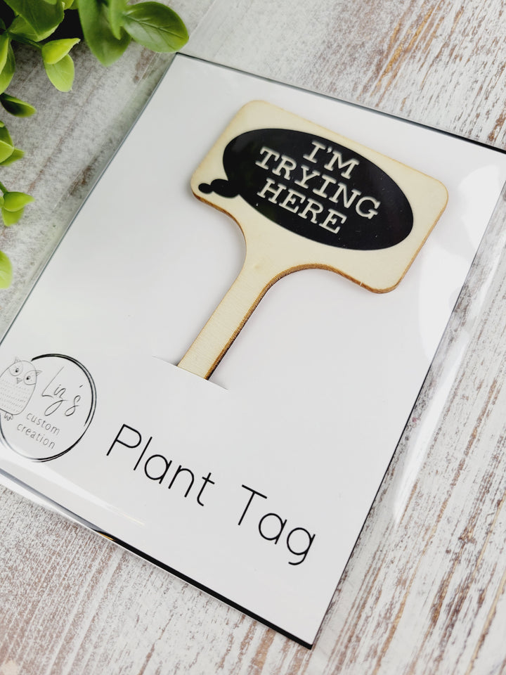 Liz's Custom Creations, Bamboo Plant Tags