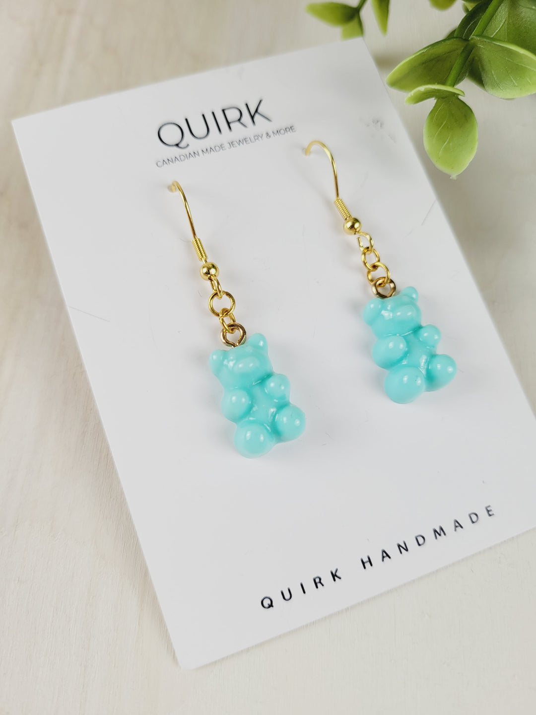 Quirk Handmade Jewelry, Stainless Steel Dangling Earrings