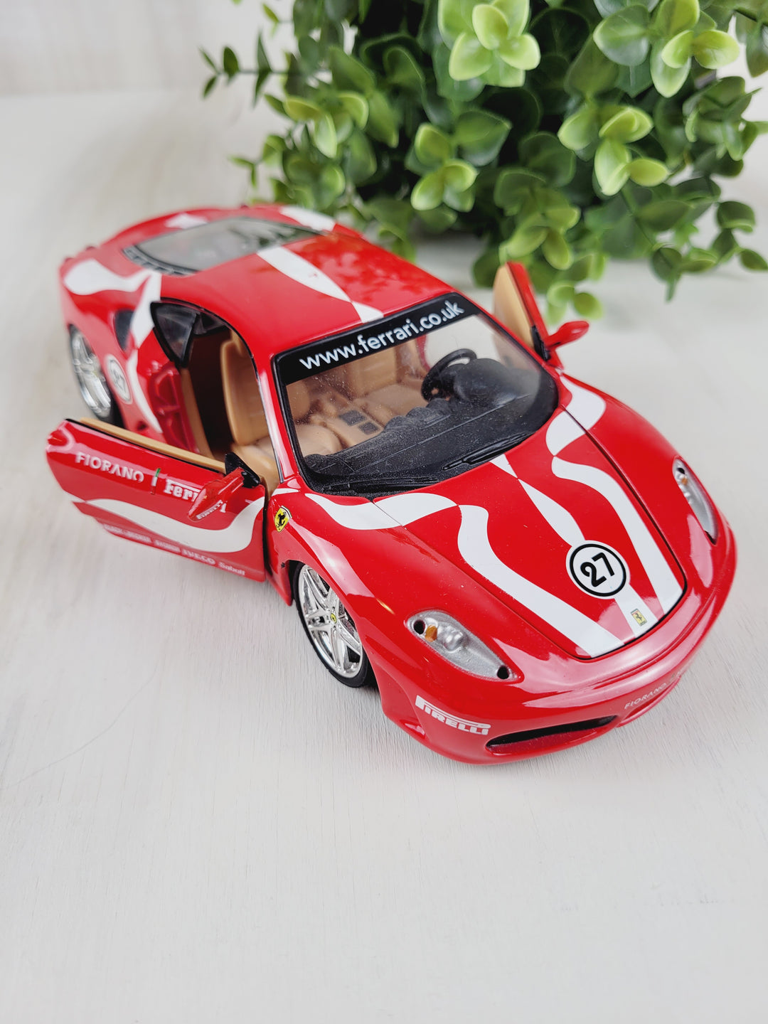 MODEL FERRARI METAL TOY CAR VGUC/EUC