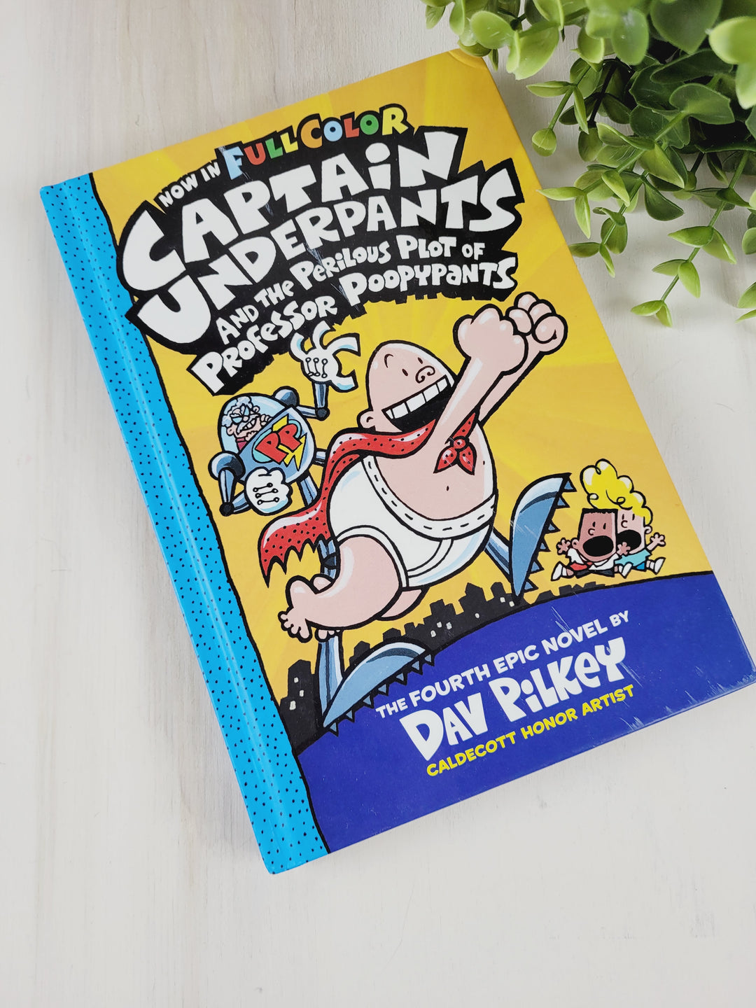 CAPTAIN UNDERPANTS- AND THE PERILOUS PLOT OF PROFESSOR POOPYPANTS HARDCOVER EUC