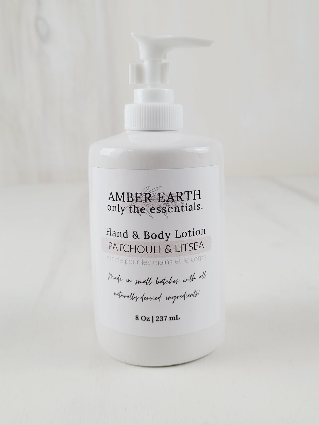 Amber Earth Essentials, Litsea & Patchouli Body Lotion