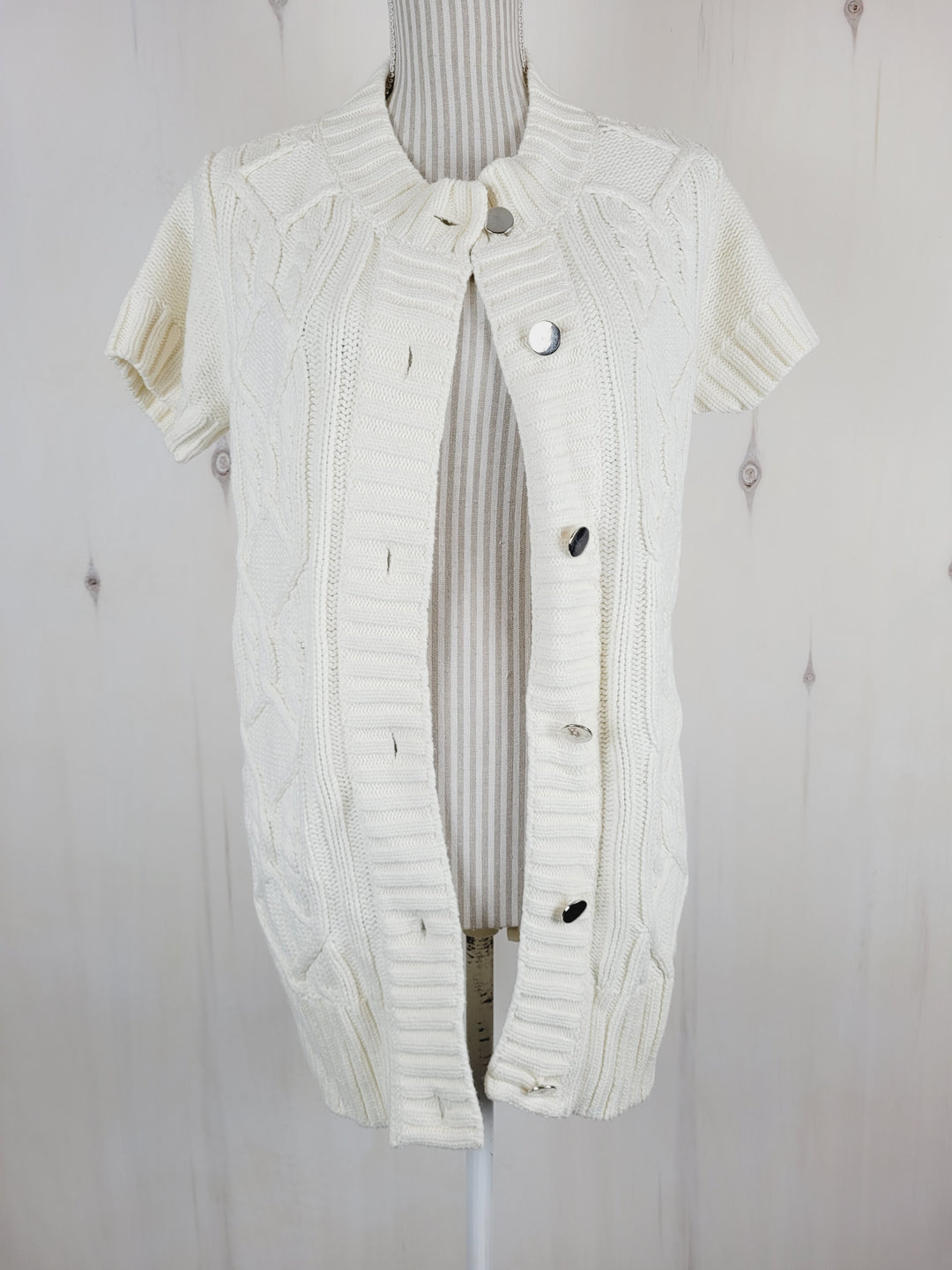 ALFANI WHITE SWEATER LADIES MEDIUM PRE-LOVED