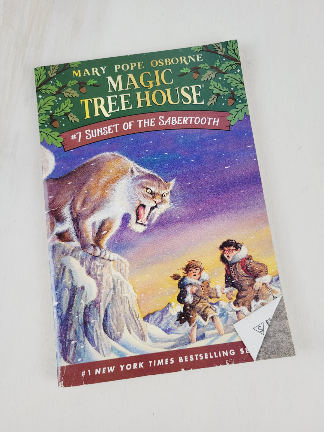 MAGIC TREE HOUSE #7 SUNSET OF THE SABERTOOTH CHAPTER BOOK VGUC