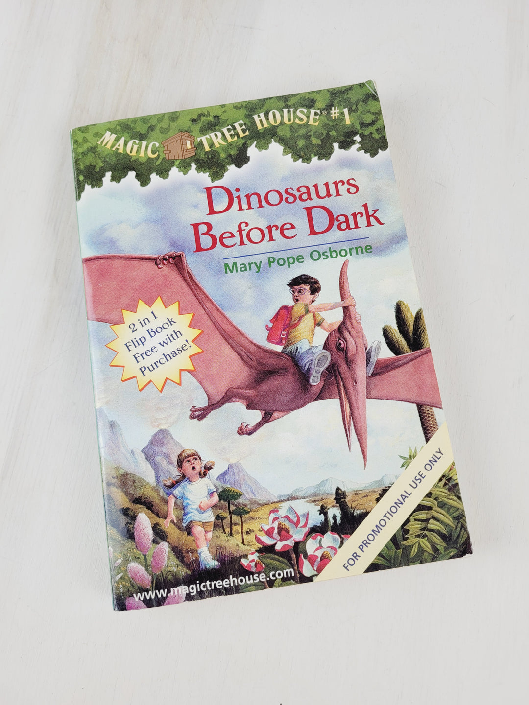 MAGIC TREE HOUSE #1 DINOSAURS BEFORE DARK 2 IN 1 BOOK EUC