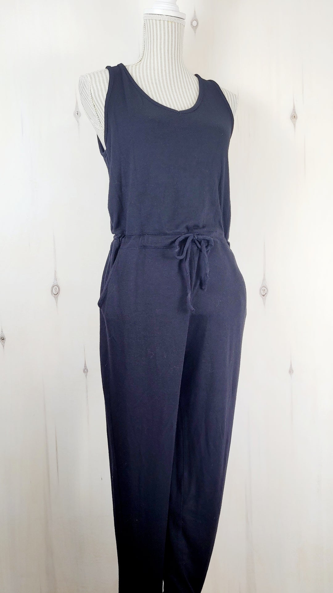 JOE FRESH BLACK ROMPER LADIES MEDIUM EUC