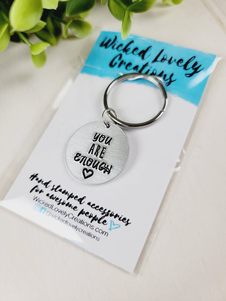 Wicked Lovely Creations, Hand Stamped Keychains