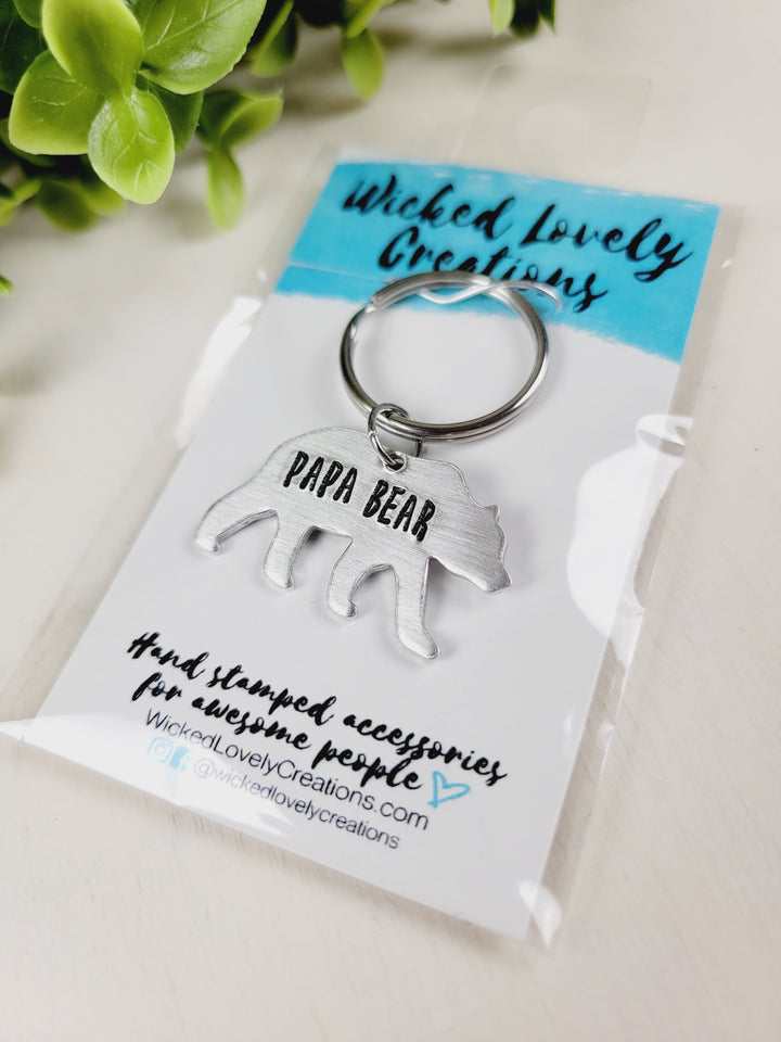 Wicked Lovely Creations, Hand Stamped Keychains