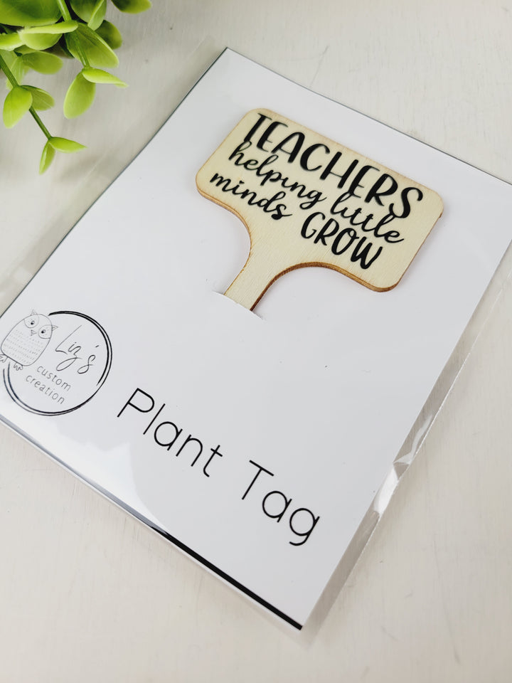 Liz's Custom Creations, Bamboo Plant Tags