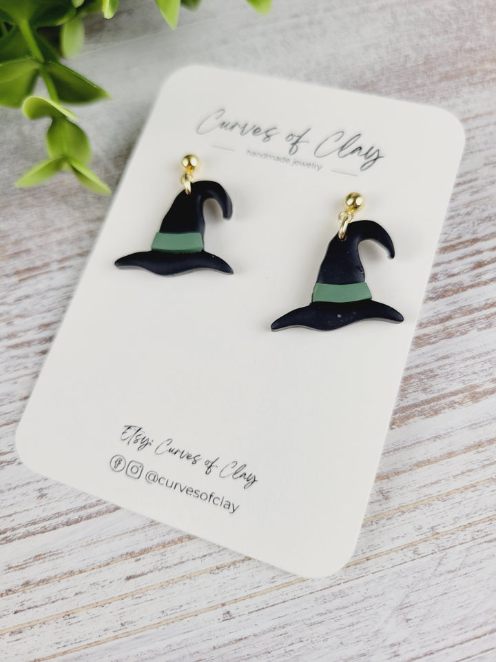 Curves of Clay, Autumn and Halloween Dangle Earrings