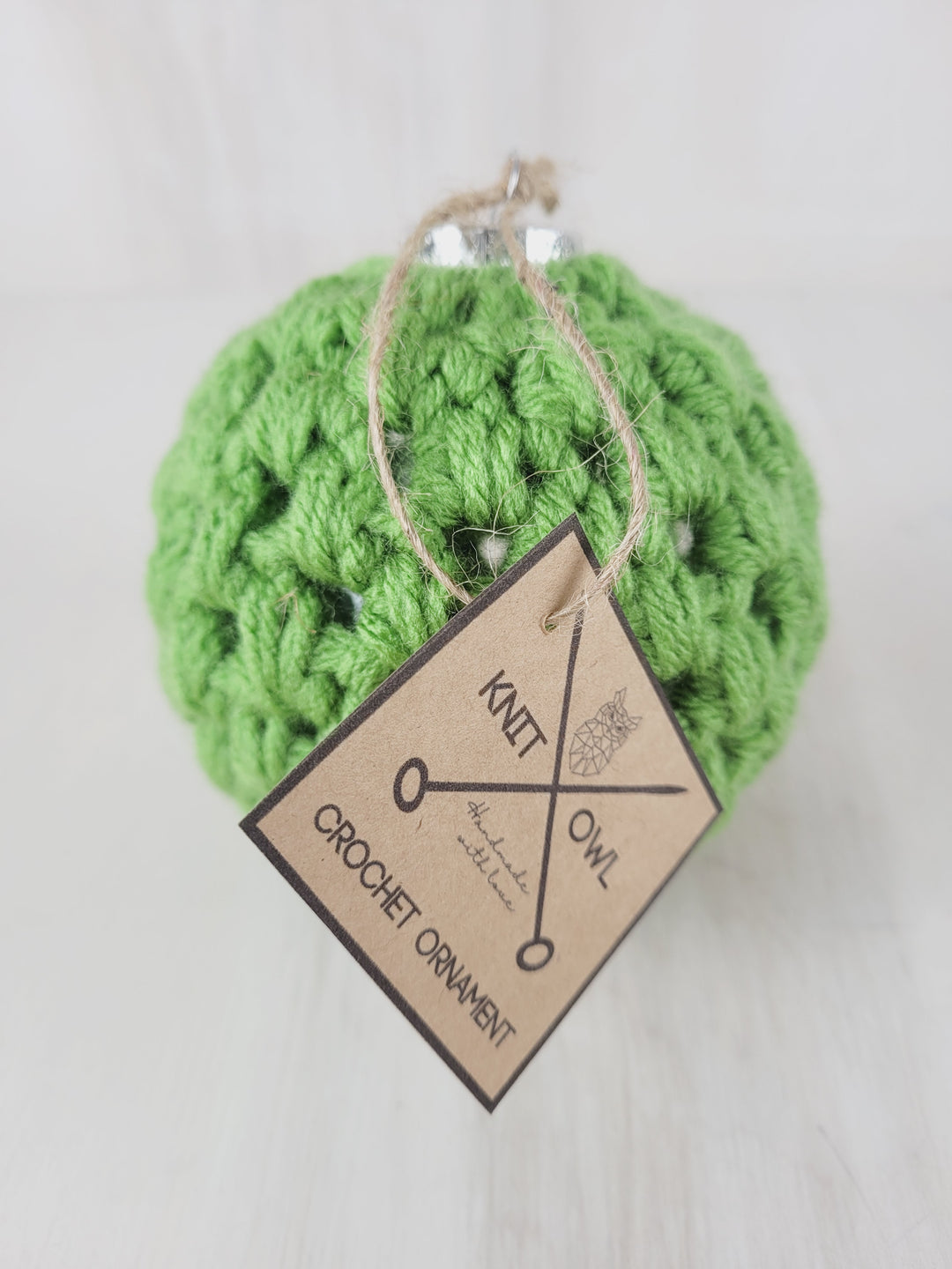 Knit Owl, Crochet Ball Ornaments