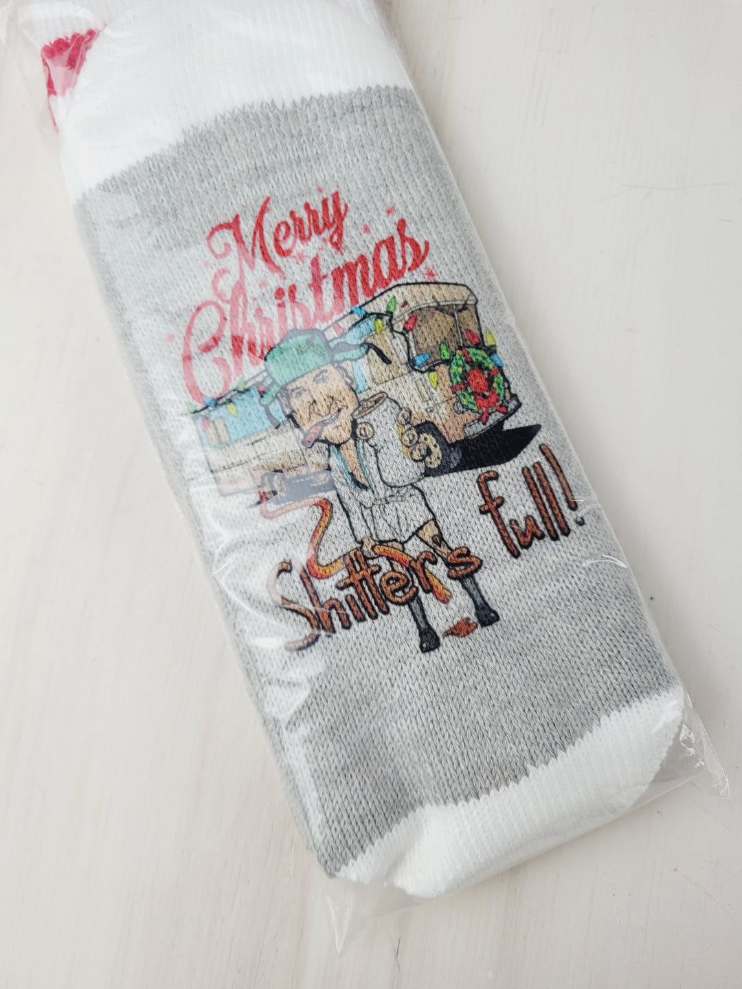 Lindsay's Creations, Holiday "If You Can Read This.." Socks