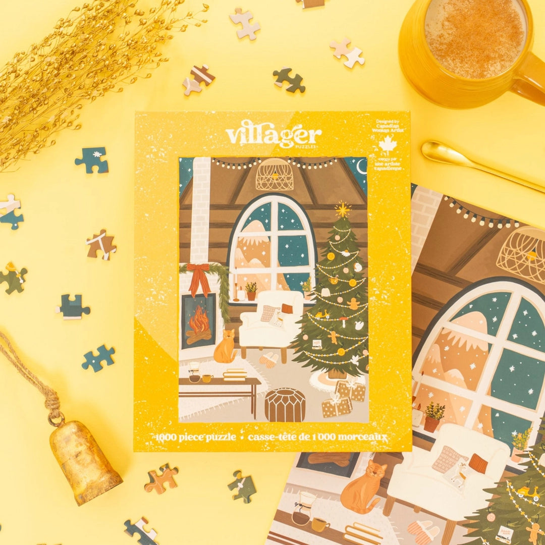 Villager Puzzles, Fireside Christmas (1000 Piece)