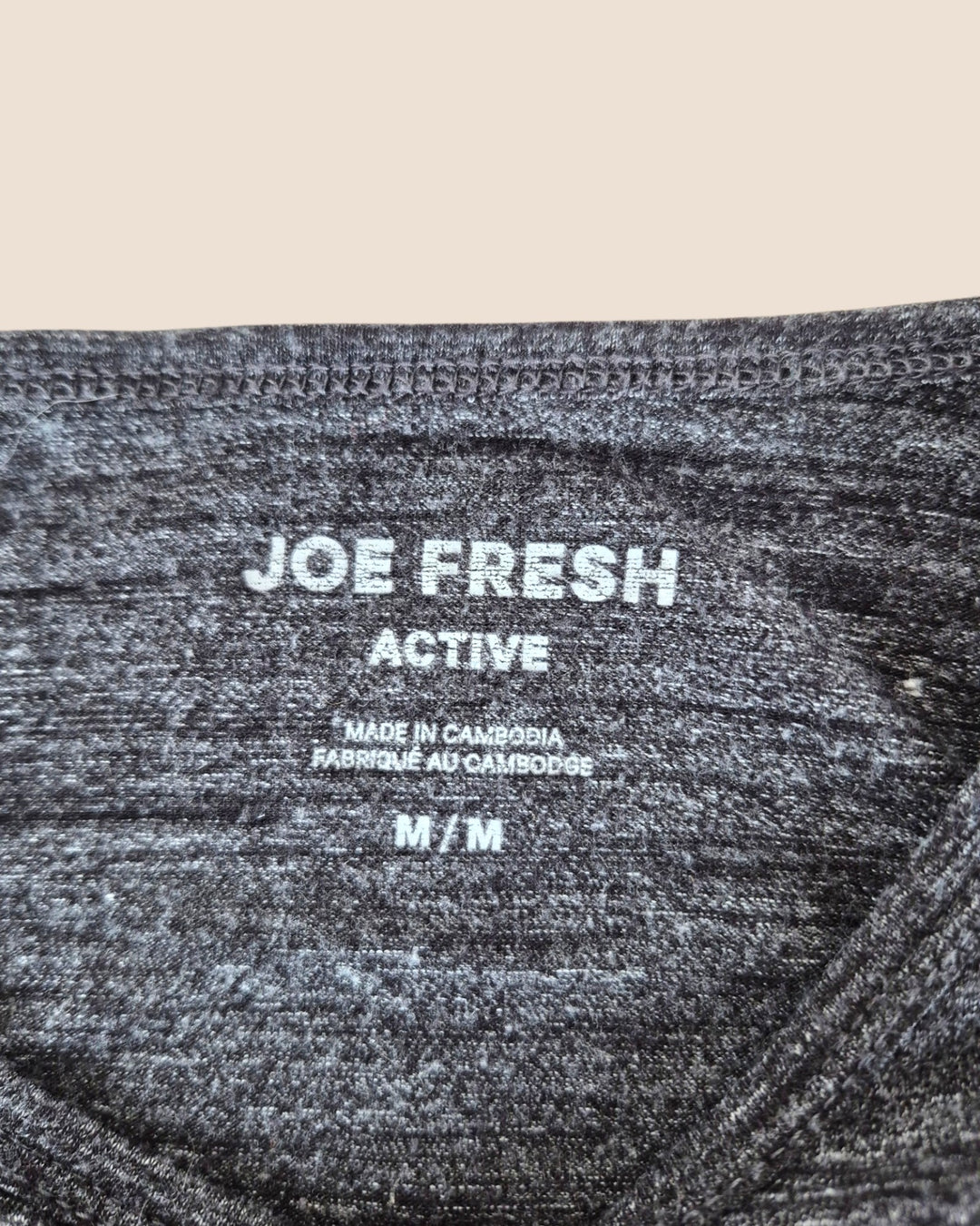 Pre-Loved Joe Fresh Charcoal Athletic Top Ladies Medium | Betty’s Marketplace