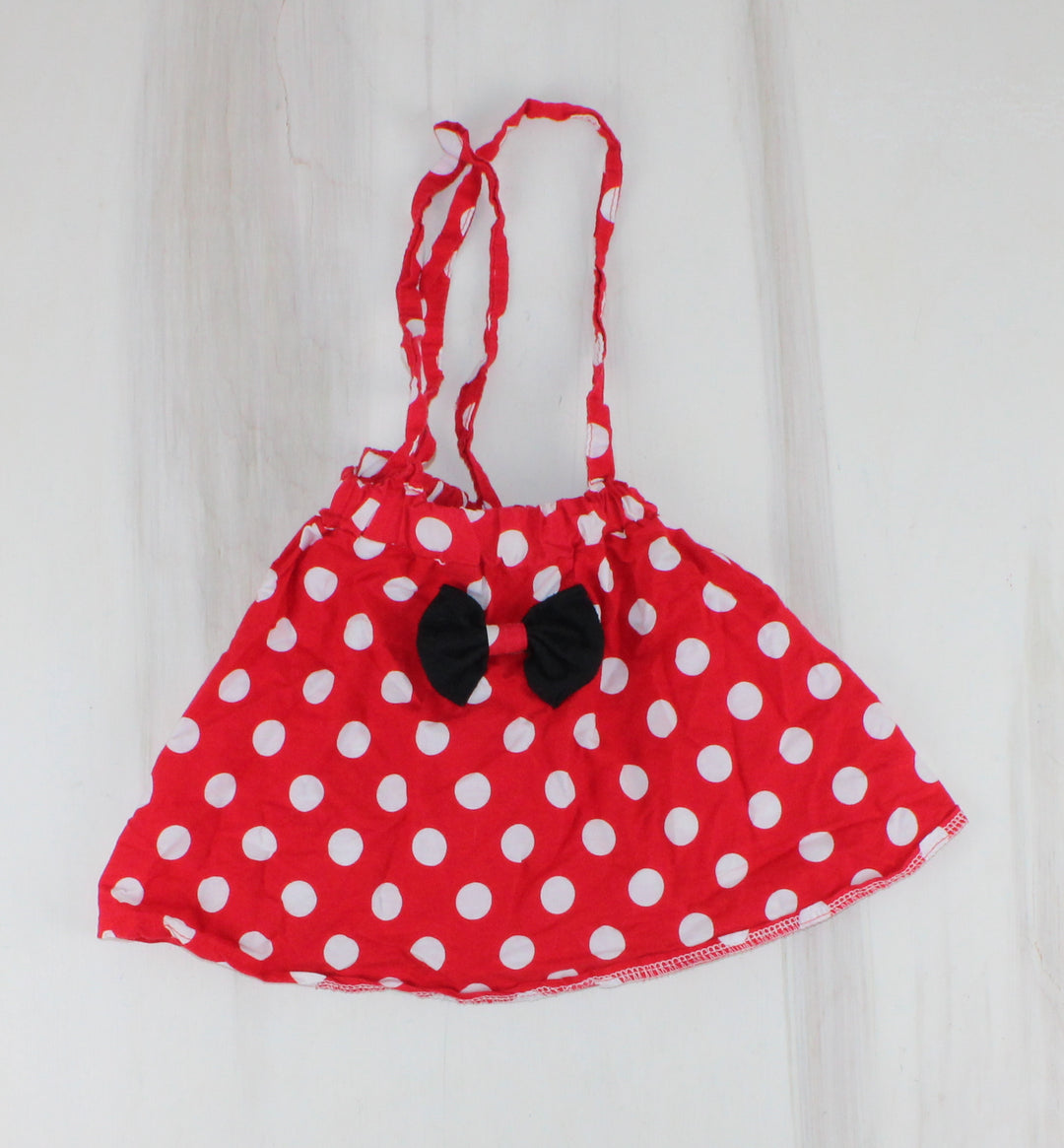 RED POLKA DOT SKIRT SIZE 110 PRE-LOVED