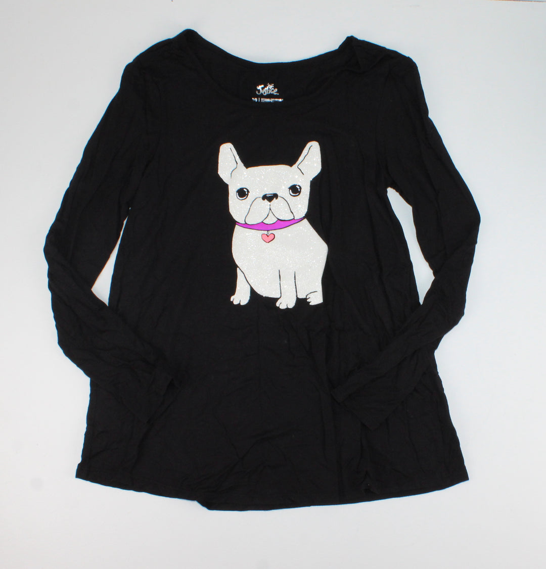 JUSTICE ULTRA SOFT FRENCHIE TOP 12Y EUC