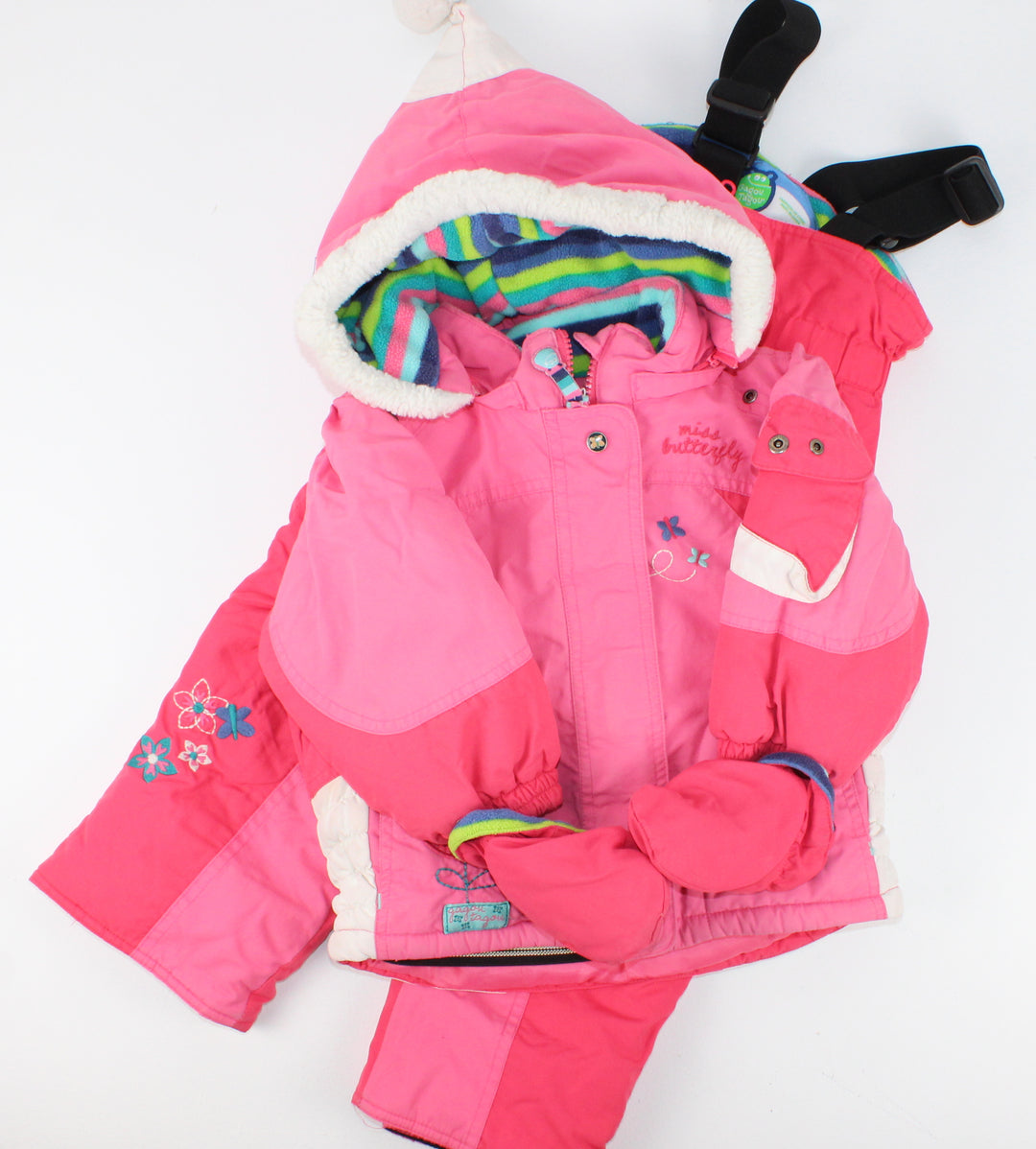 GAGOU TAGOU SNOWSUIT PINK 24M VGUC