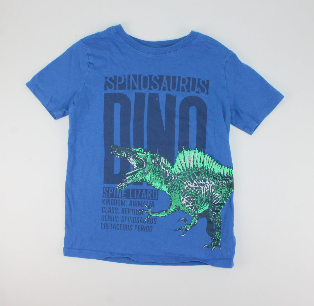 OSH KOSH BLUE DINO TSHIRT 8Y EUC