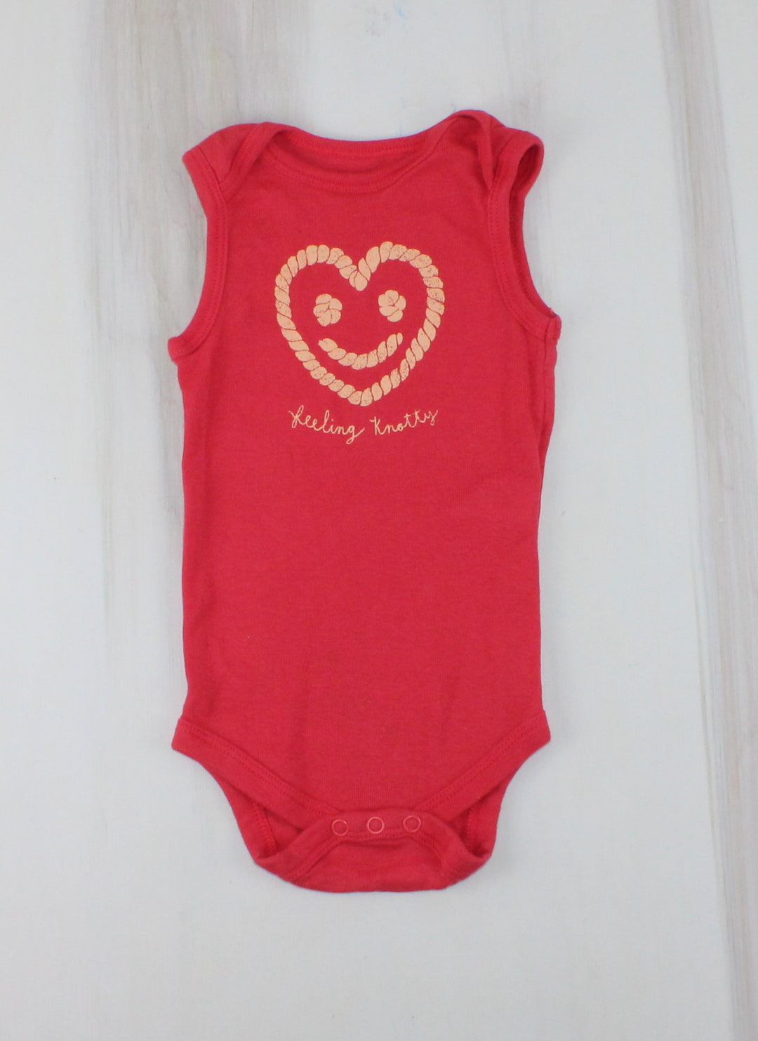 JOE FRESH FEELING KNOTTY ONESIE 6-12M VGUC