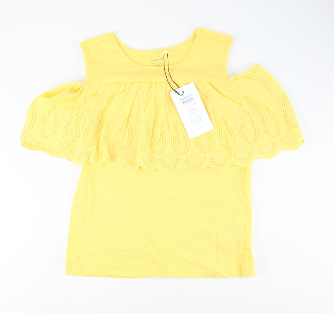 NAME IT YELLOW TOP 11/12Y NEW