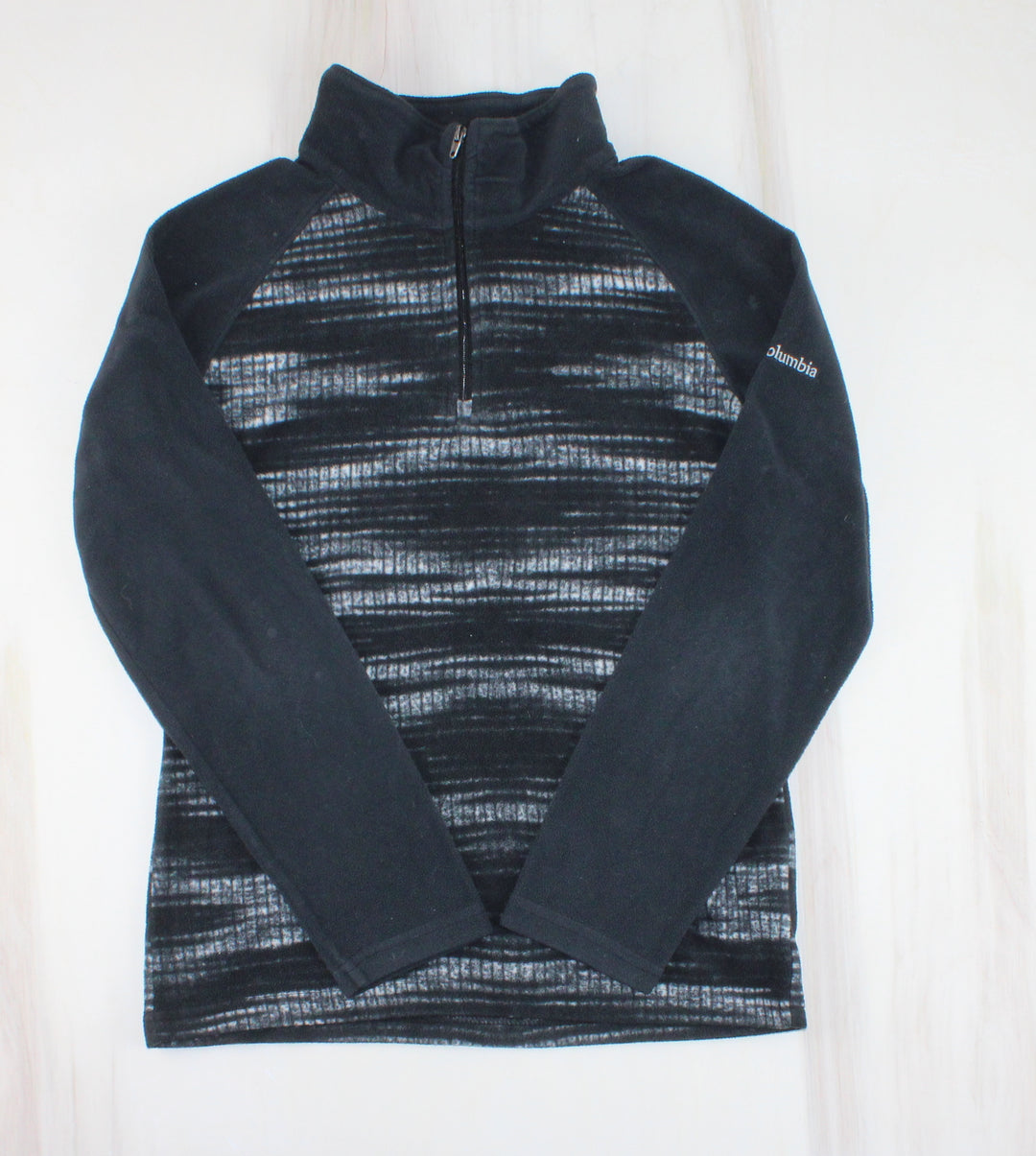 COLUMBIA FLEECE PULLOVER SWEATER 10/12Y EUC