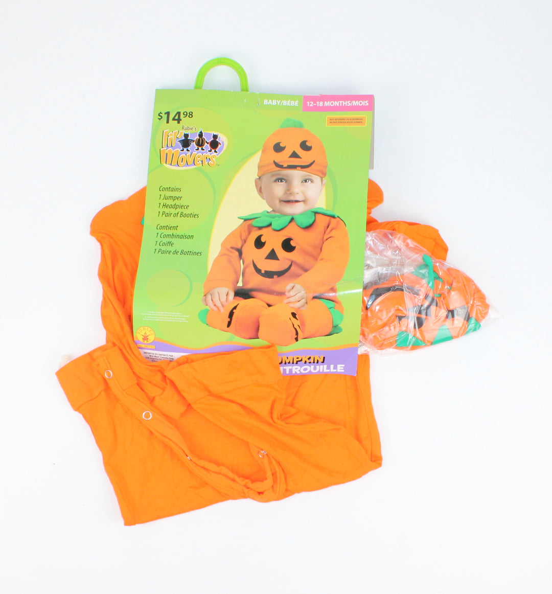 LIL' PUMPKIN COSTUME 12-18M NEW!