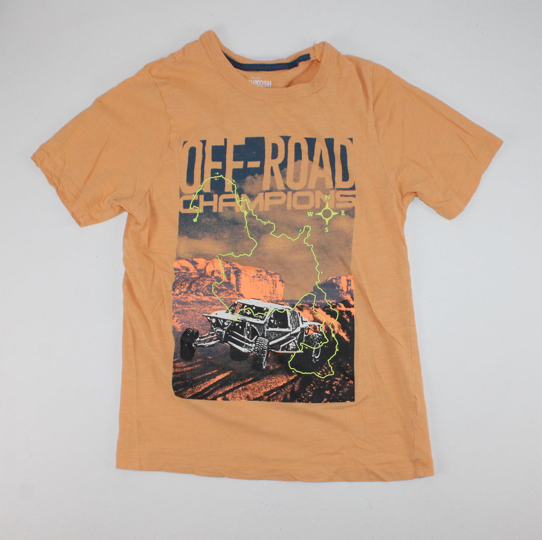 OSH KOSH OFF ROAD TEE 10Y EUC