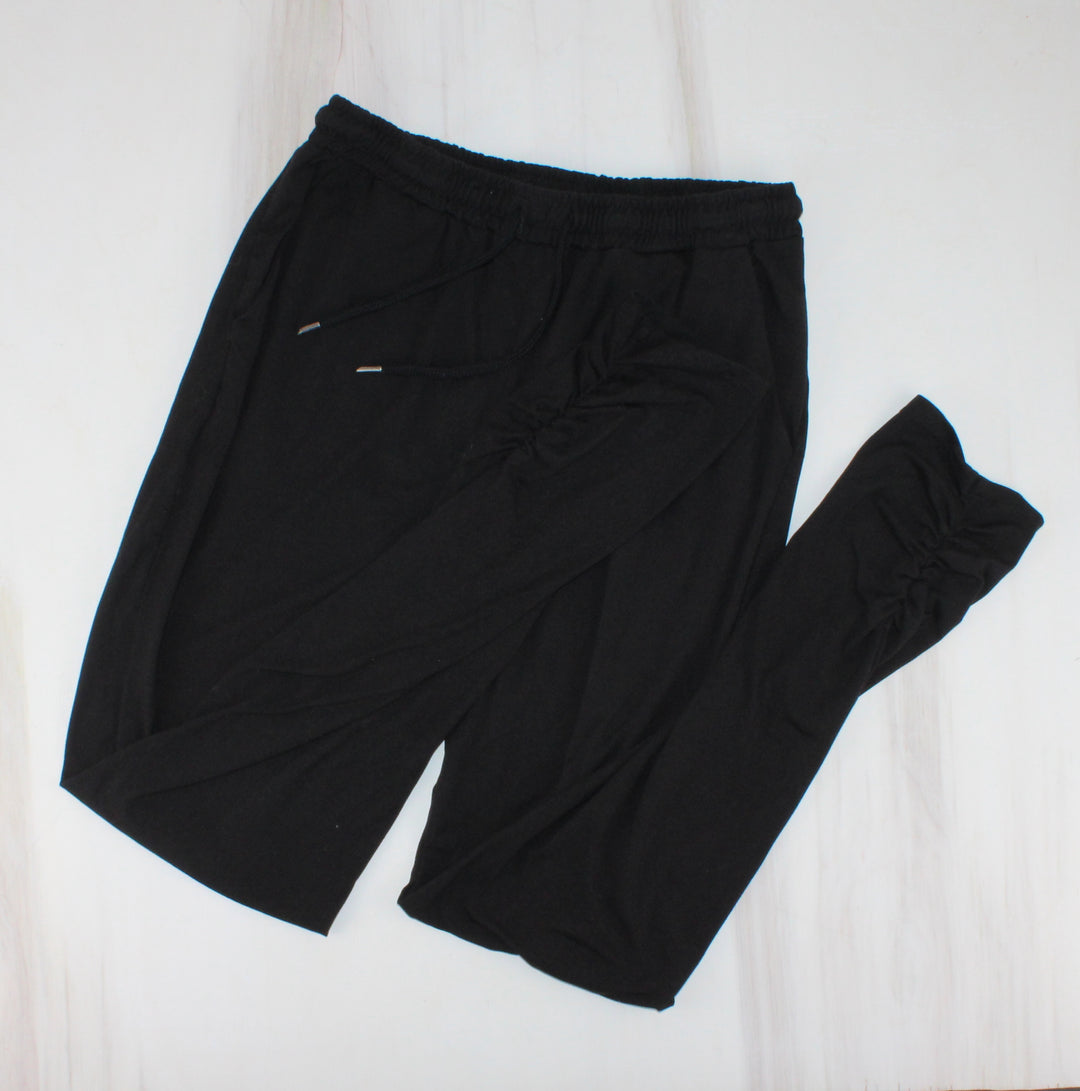 ARDENES BLACK JOGGERS LADIES SMALL EUC