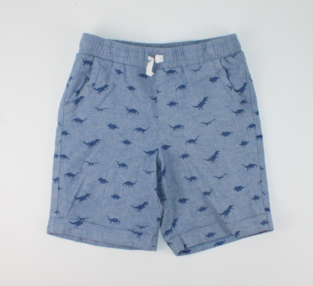 ANDY & EVAN DINO DENIM SHORTS 7Y VGUC/EUC