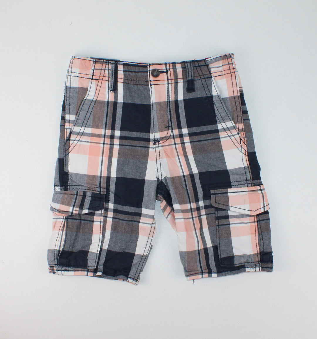 WRANGLER PLAID SHORTS 6Y EUC