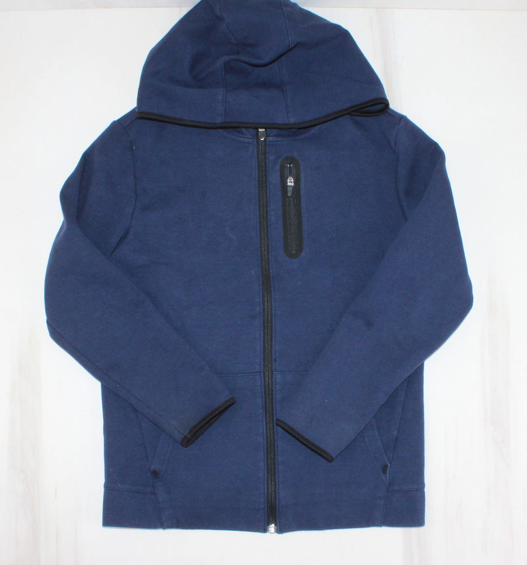 OLD NAVY BLUE ZIP SWEATER 10/12Y PRE-LOVED