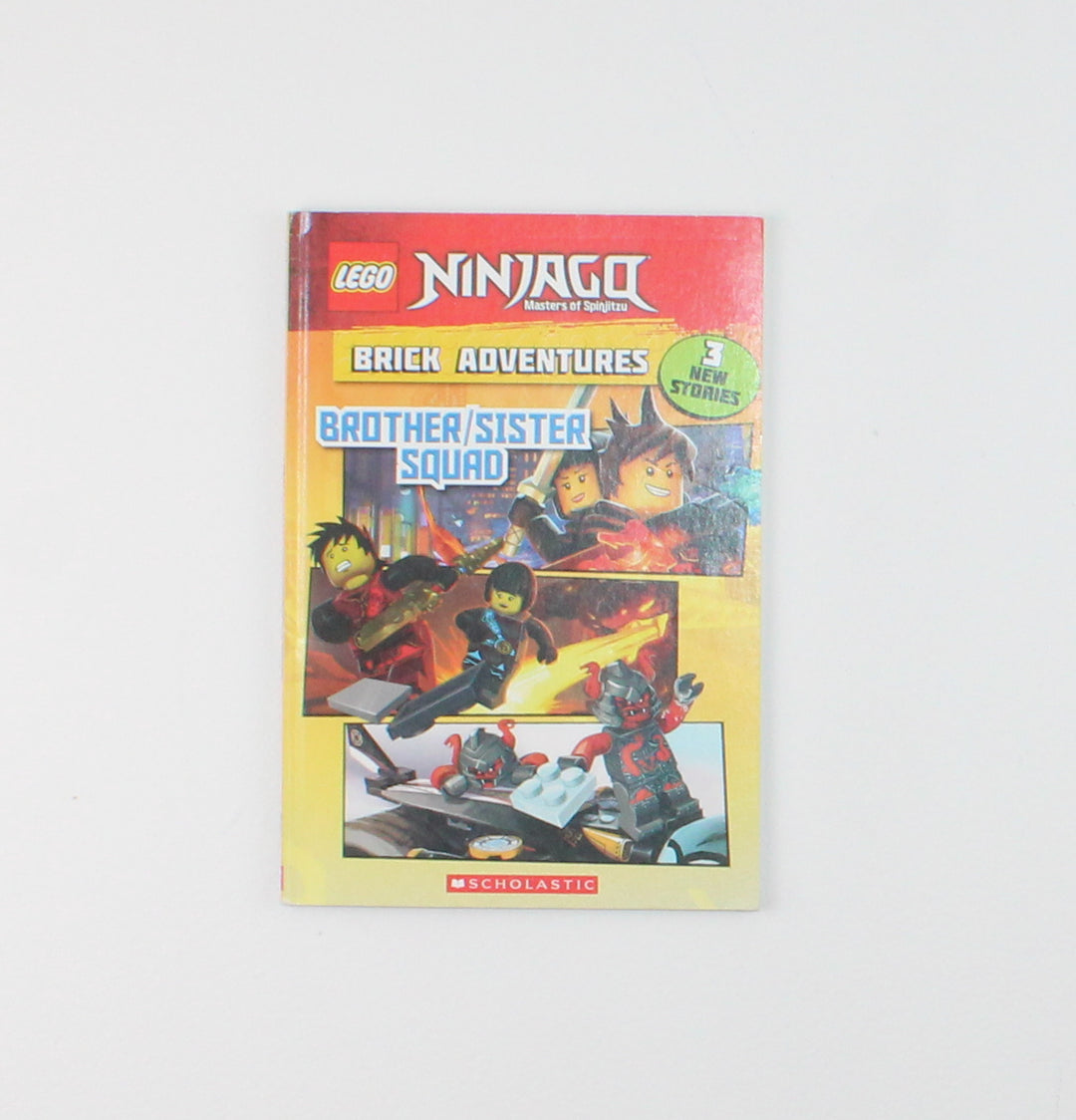 LEGO NINJAGO READER BOOK BROTHER/SISTER SQUAD EUC