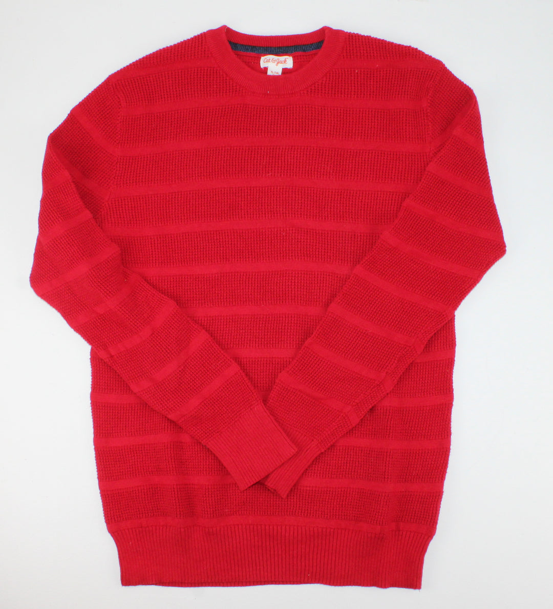 CAT N JACK RED SWEATER 16Y EUC