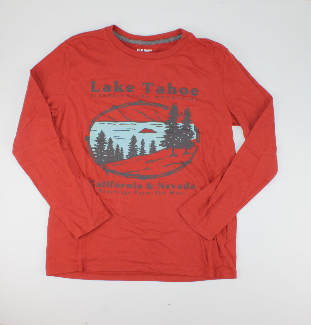 OLD NAVY LAKE TAHOE LONG SLEEVE TOP 14-16Y EUC