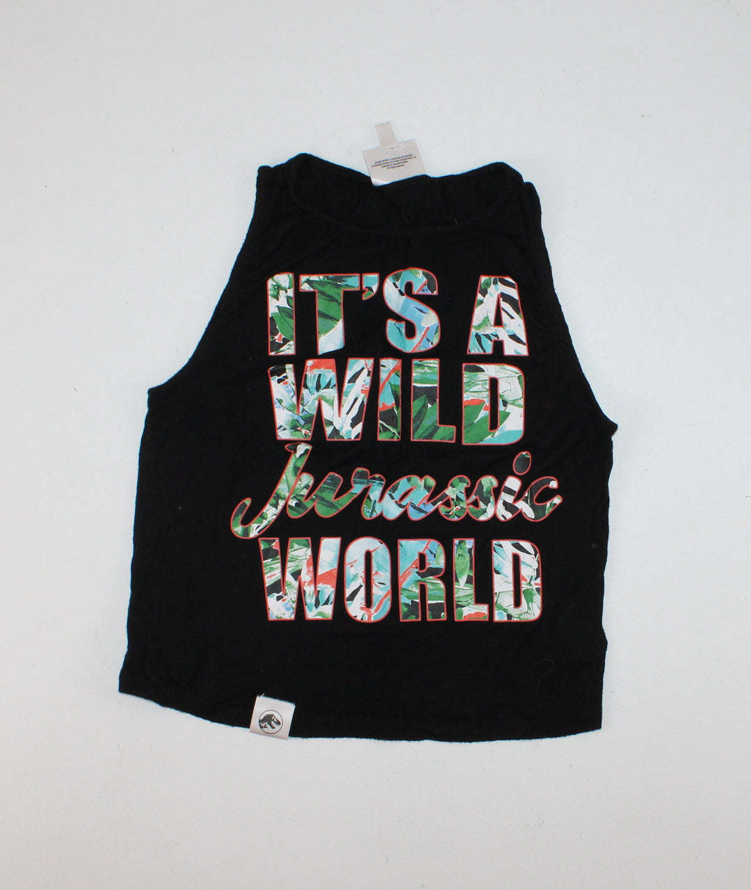 JURRASIC WORLD CROP TOP TEEN SMALL EUC