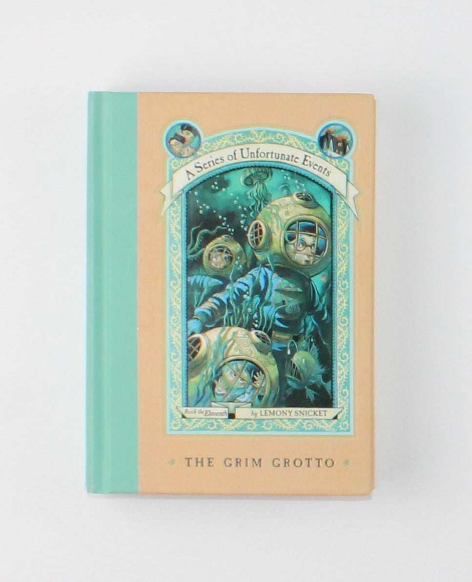 A SERIES OF UNFORTUNATE EVENTS- THE GRIM GROTTO #111 HARDCOVER NOVEL EUC