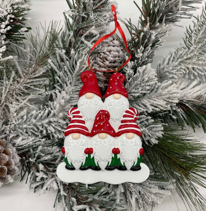 Lindsay's Creations, Ceramic Personalized Ornaments - Gnomes