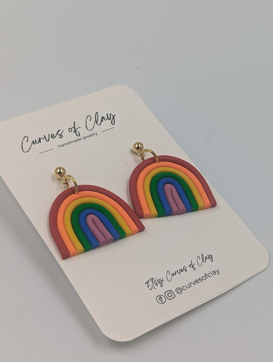 Curves of Clay, Everyday Dangle Earrings