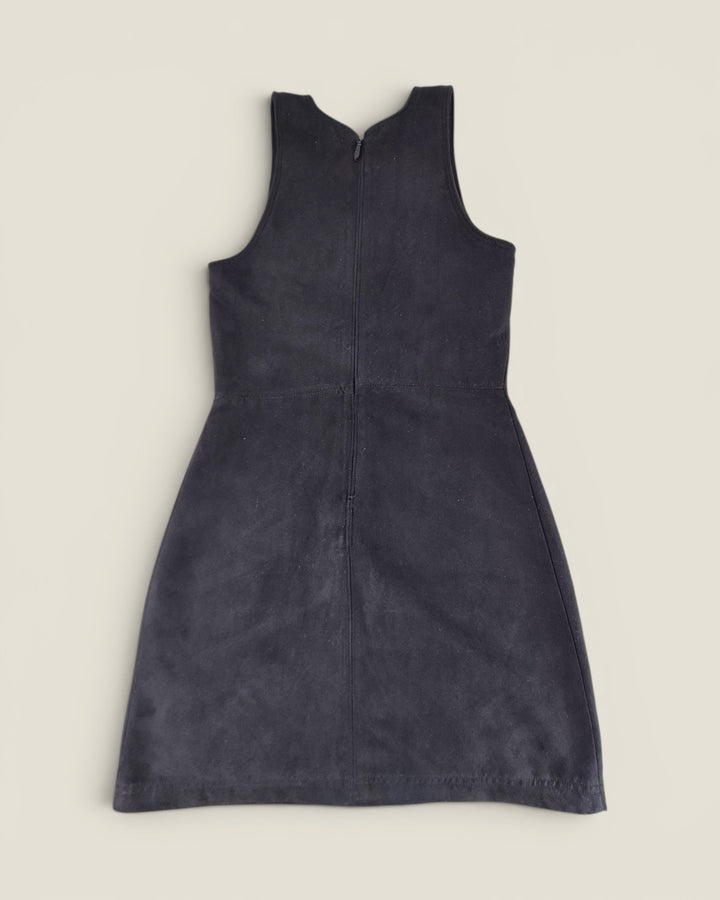 Pre-Loved Hollister Black Embroiderd Mini Dress Ladies XS